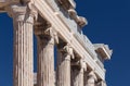 Ionic Columns of Erechtheion Royalty Free Stock Photo
