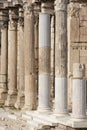 Ionic columns at Hadrians library in Athens. Greece Royalty Free Stock Photo