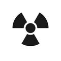 Ionizing radiation danger icon.