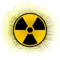 Ionizing Radiation Sign. Radioactive Contamination Symbol. Warning Danger Hazard