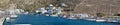 IOS, GREECE, 18 SEPTEMBER 2018, Panoramic view of the entrance to the port Royalty Free Stock Photo