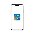 IOS 16 icons Apple inc: Apple Store, Apple ID, Swift UI, CardPointers, Widgets, SharePlay, Podcasts, iTunes, iBooks, Apple TV,