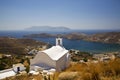 Ios Island Greek Church, Greece Royalty Free Stock Photo