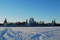 Iosifo-VolIosifo-Volotsky stavropigialny monotsky stavropigialny monastery of Russian Orthodox Church in the Volokolamsk district. Royalty Free Stock Photo