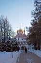 Iosifo-VolIosifo-Volotsky stavropigialny monotsky stavropigialny monastery of Russian Orthodox Church in the Volokolamsk district. Royalty Free Stock Photo