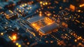 iot beaming microcontroller Royalty Free Stock Photo