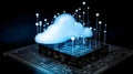 An IoT device communicating with a cloud platform collect one created with generative AI