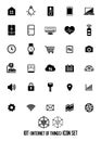 IoT / internet of things / icon set Royalty Free Stock Photo