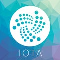 IOTA decentralized blockchain Internet-of-things payments cryptocurrency vector logo