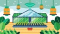 The IoTbased nutrient delivery system automatically adjusting the nutrient levels to meet the specific needs of each