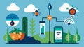 An IoTbased weather station collects realtime data on temperature humidity and other weather conditions helping farmers