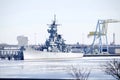 USS New Jersey Royalty Free Stock Photo