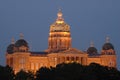 Iowa State Capital at dusk