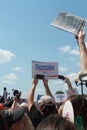 Iowa State Fair: Crowd welcomes Bernie Sanders