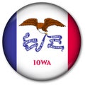 Iowa State Flag button