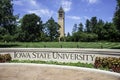 Iowa State University Campus with Blue Sky