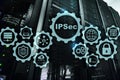 IP Security. Data Protection Protocols. IPSec. Internet and Protection Network concept