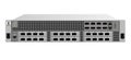 IP traffic router for installation in a 19 inch rack, 2 units. Six optional add-on modules with optical SFP modules.