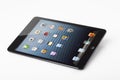 IPad mini on white background Royalty Free Stock Photo