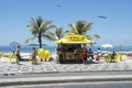 Ipanema Beach Boardwalk Kiosk Royalty Free Stock Photo