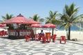 Ipanema Beach Boardwalk Kiosk Royalty Free Stock Photo