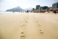 Ipanema beach rio de janeiro brazil. Royalty Free Stock Photo