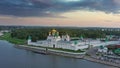 Ipatievsky Monastery in Kostroma at sunset Russia