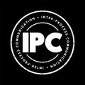 IPC Inter-Process Communication - refers specifically to the mechanisms an operating system provides to allow the processes to