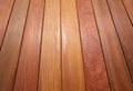 Ipe teak wood decking deck pattern tropical wood Royalty Free Stock Photo