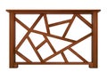 Ipe wooden design railing