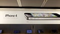 IPhone 4, Apple Store Royalty Free Stock Photo