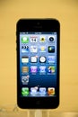 Iphone 5 in Apple Store Royalty Free Stock Photo