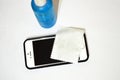 iPhone cleaning kit Royalty Free Stock Photo