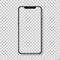 Iphone. Iphone mockup. Device with blank screen. Realistic models smartphone. Editorial vector illustration. Rivne, Ukraine -