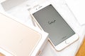 IPhone 7 plus dual camera unboxing hello in diverse languages