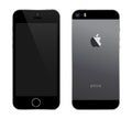 Iphone 5s black Royalty Free Stock Photo