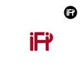 IPI Logo Letter Monogram Design Royalty Free Stock Photo
