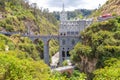 Sanctuary of Las Lajas panoramic view Ipiales Colombia