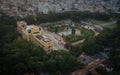 Ipiranga Museum Museu do Ipiranga and Independence Park Parque da Independencia Aerial View - Sao Paulo, Brazil