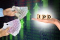 IPO launch or initial public offering of stocks