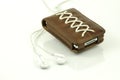 Ipod leather case Royalty Free Stock Photo