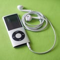 IPod Nano with Earpods Royalty Free Stock Photo