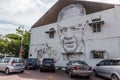 IPOH, MALAYASIA - MARCH 25, 2018: Wall painting street art in Ipoh, Malaysi