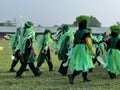 The parade, in sport day of primary student at school