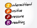 IPPB - Intermittent Positive Pressure breathing acronym