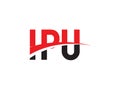 IPU Letter Initial Logo Design Vector Illustration Royalty Free Stock Photo