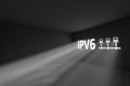 IPV6  rays volume light concept Royalty Free Stock Photo