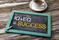 IQ plus EQ equal success