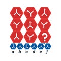 IQ test. Choose correct answer. Logical task, educational game for kids. development of logic, iq. Task game what comes next,