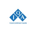 IQA letter logo design on white background. IQA creative initials letter logo concept. IQA letter design Royalty Free Stock Photo